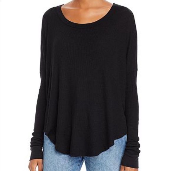 Wildfox Tops - NWT Wildfox Perry Waffle-Knit Thermal T-Shirt